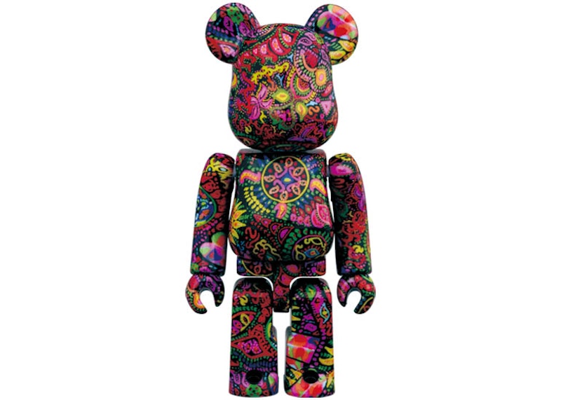 Bearbrick Psychedelic Paisley 100% & 400% Set - GB