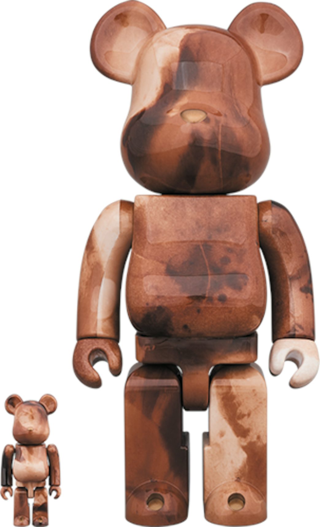 Bearbrick Pushead #4 100% & 400% Brown