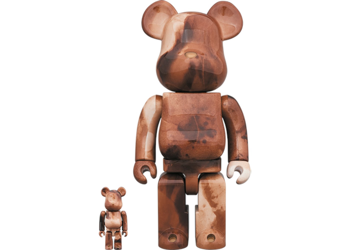 Bearbrick Pushead #4 100% & 400% Brown - 2019