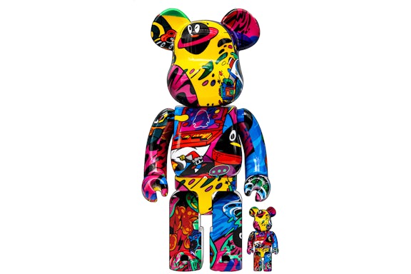 Bearbrick QQ 21st Anniversary Limited Edition Cool Lab 100% & 400% Set