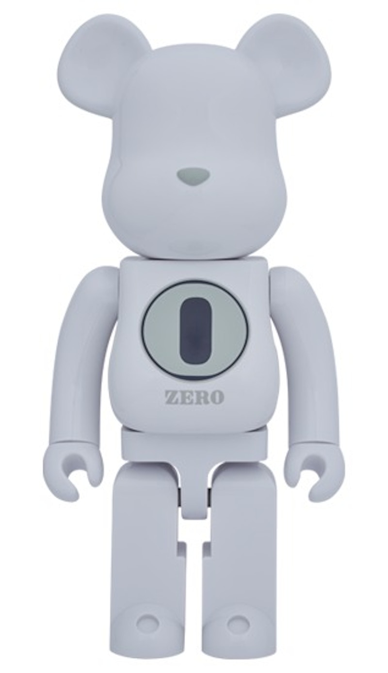 Bearbrick ROBERT INDIANA x fragmentdesign 1000% White/Black - US