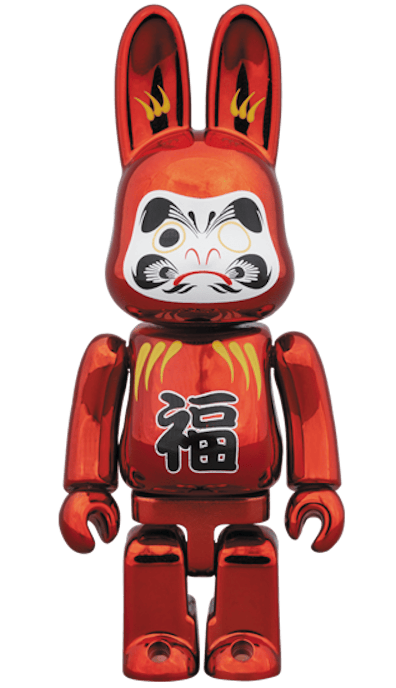 Bearbrick Rabbrick Tatsumi 100% Red Plated