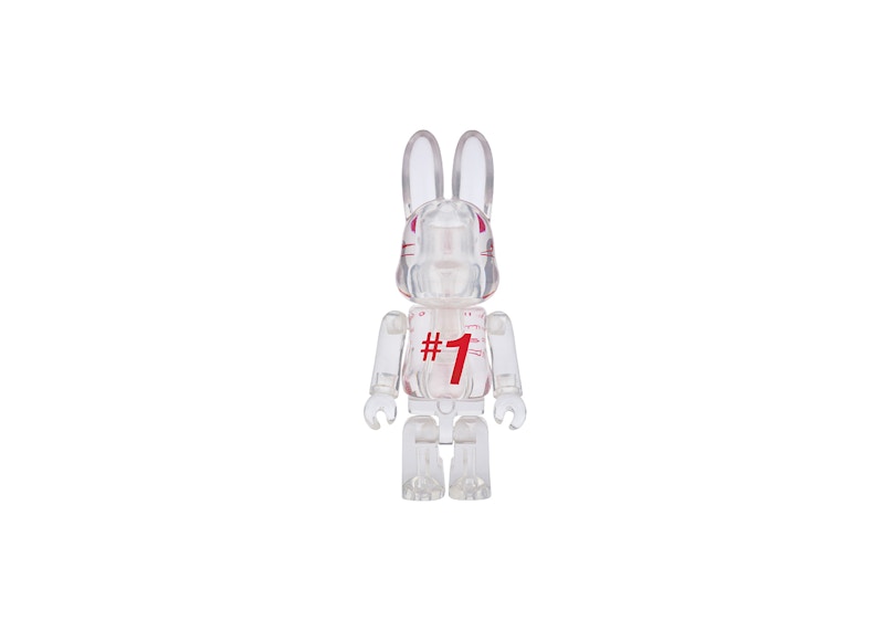 Bearbrick Rabbrick Fragmento Transparente 100% Rojo