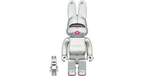 Bearbrick Rabbrick Hajime Sorayama Sexy Robot 100% & 400% Set Chrome
