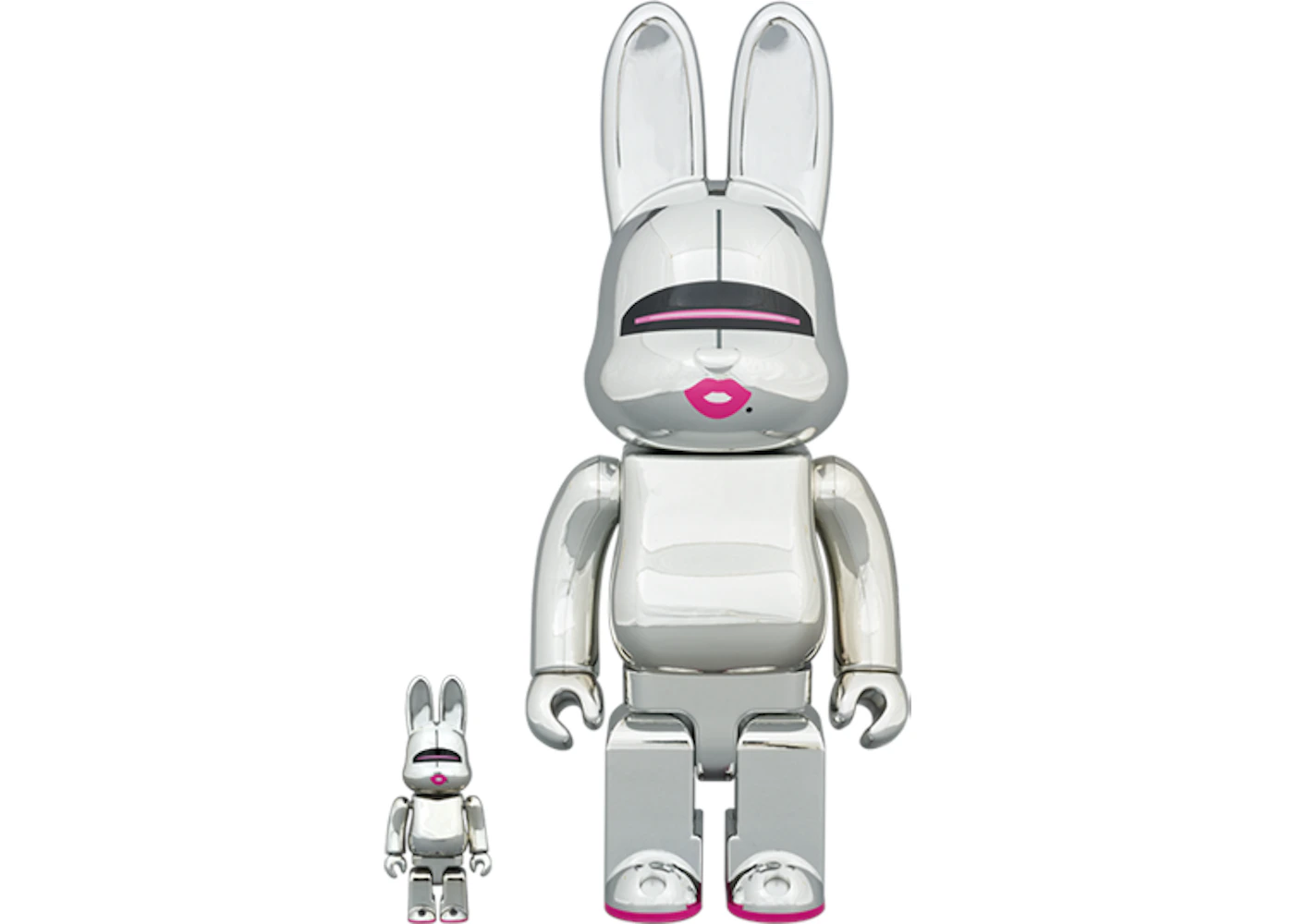 Bearbrick Rabbrick Hajime Sorayama Sexy Robot 100% & 400 Bearbrick Rabbrick Hajime Sorayama Sexy Robot 100% & 400