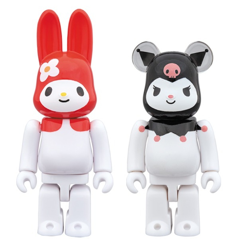 Bearbrick Rabbrick My Melody 100% Set White - US