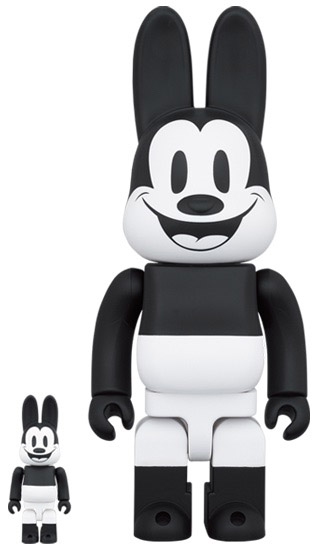 Bearbrick Rabbrick x Disney Oswald the Lucky Rabbit 100% & 400% Set