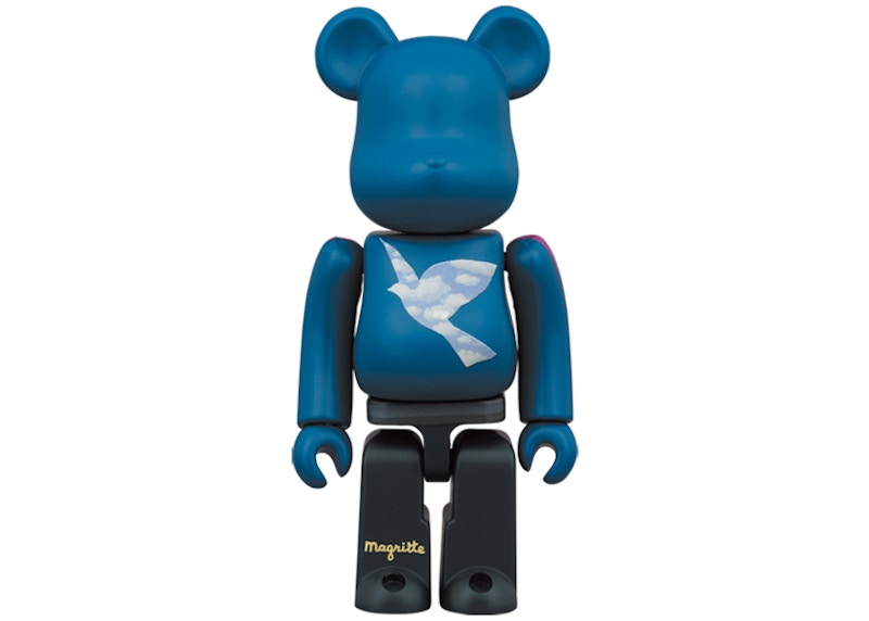 Bearbrick René Magritte (L'oiseau de ciel 1965/La belle societe 1965) 100%  & 400% Set