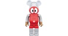Bearbrick Robocon 400% Red/Grey