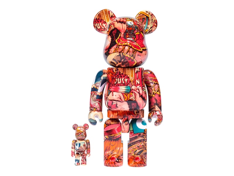 Bearbrick Rockin'Jelly Bean 100% & 400% Set - JP