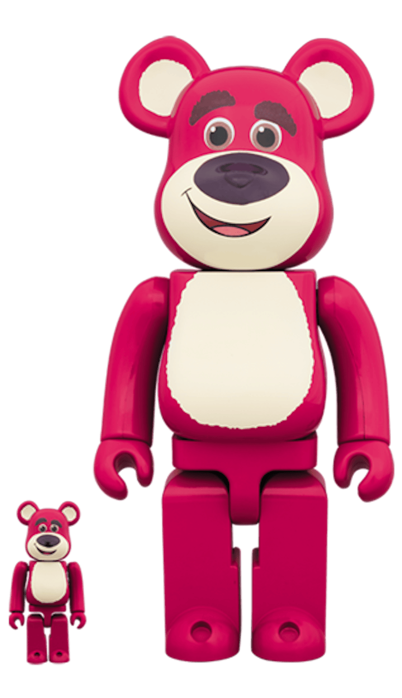 Bearbrick Rozzo 100% & 400% Set Rosa