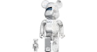 Bearbrick SORAYAMA x Daniel Arsham 100% & 400% 套組銀色