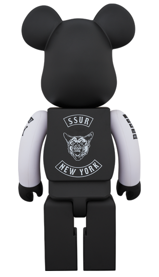 Bearbrick SSUR 400% Black/White - US