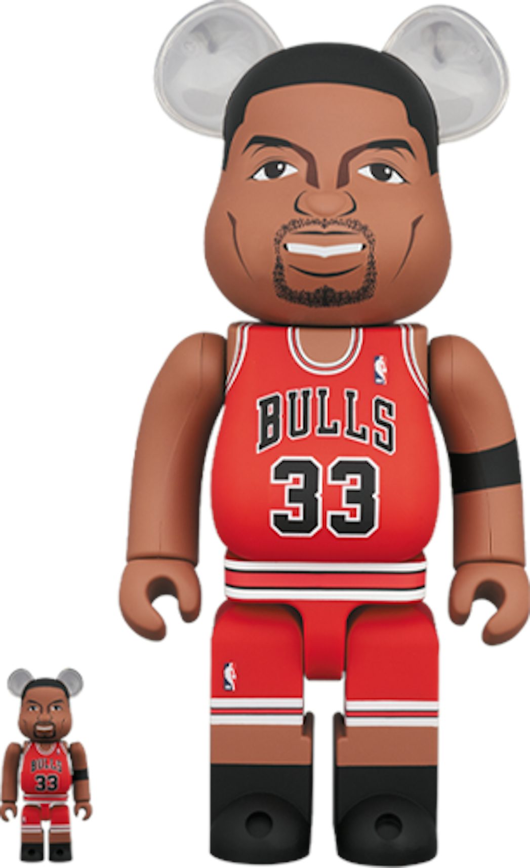 Bearbrick Scottie Pippen (Chicago Bulls) 100% & 400% Set