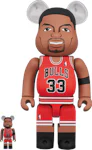 Bearbrick Dennis Rodman (Chicago Bulls) 100% & 400% Set - US