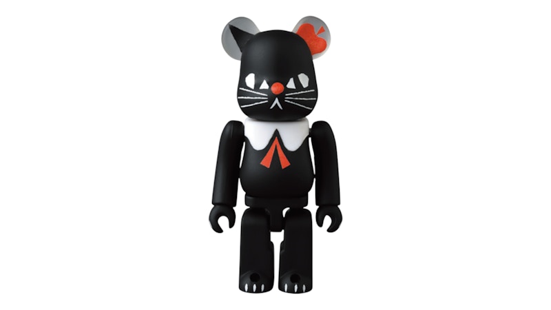 Bearbrick Series 43 Kuroneko Design 100 % (boîte aveugle ouverte et carte incluses)