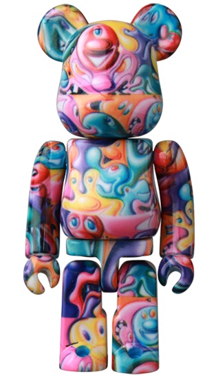 Bearbrick Series 44 Artist Kenny Scharf Faces 100% (Opened Blind Box & Card  Included)