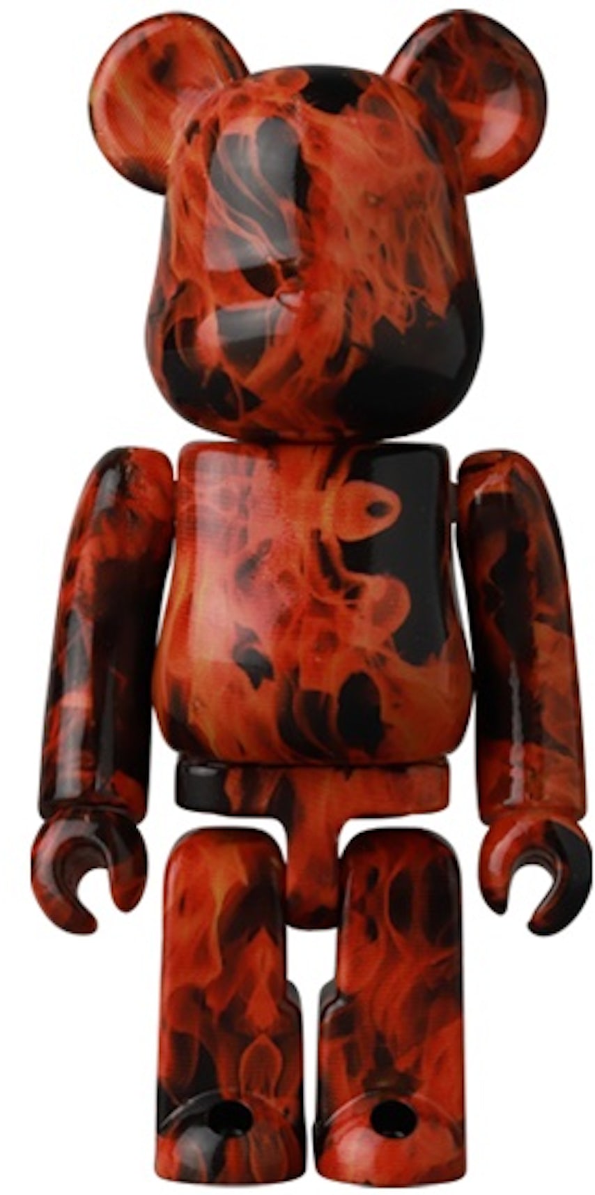 Bearbrick Series 44 Flame Pattern 100% (Opened Blind Box & Card Included) -  US