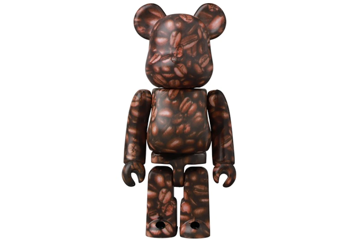 Bearbrick Series 44 Jellybean Coffee Pattern 100% (Opened Blind Box & Card Included)