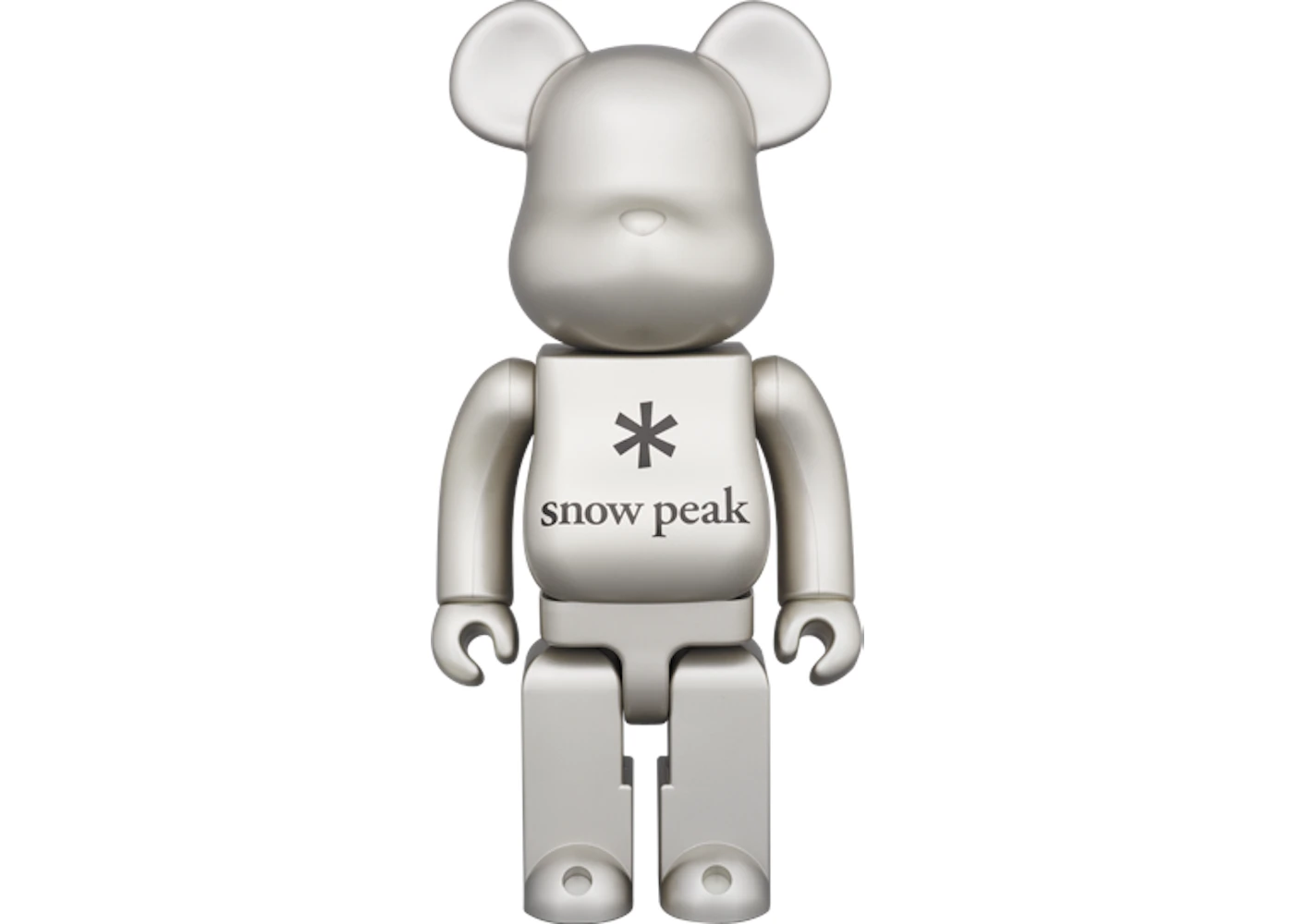 ベアブリック スノーピーク 400% Bearbrick Snow Peak 400% Silver - US