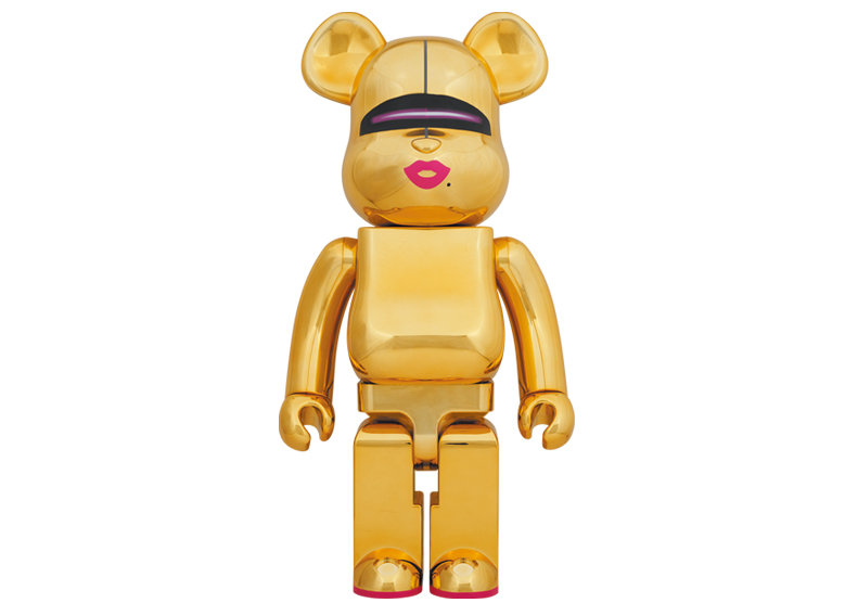 Bearbrick x Hajime Sorayama Sexy Robot 1000% Gold - US