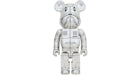 Bearbrick x BAPE x Hajime Sorayama Camo Shark 1000% Silver
