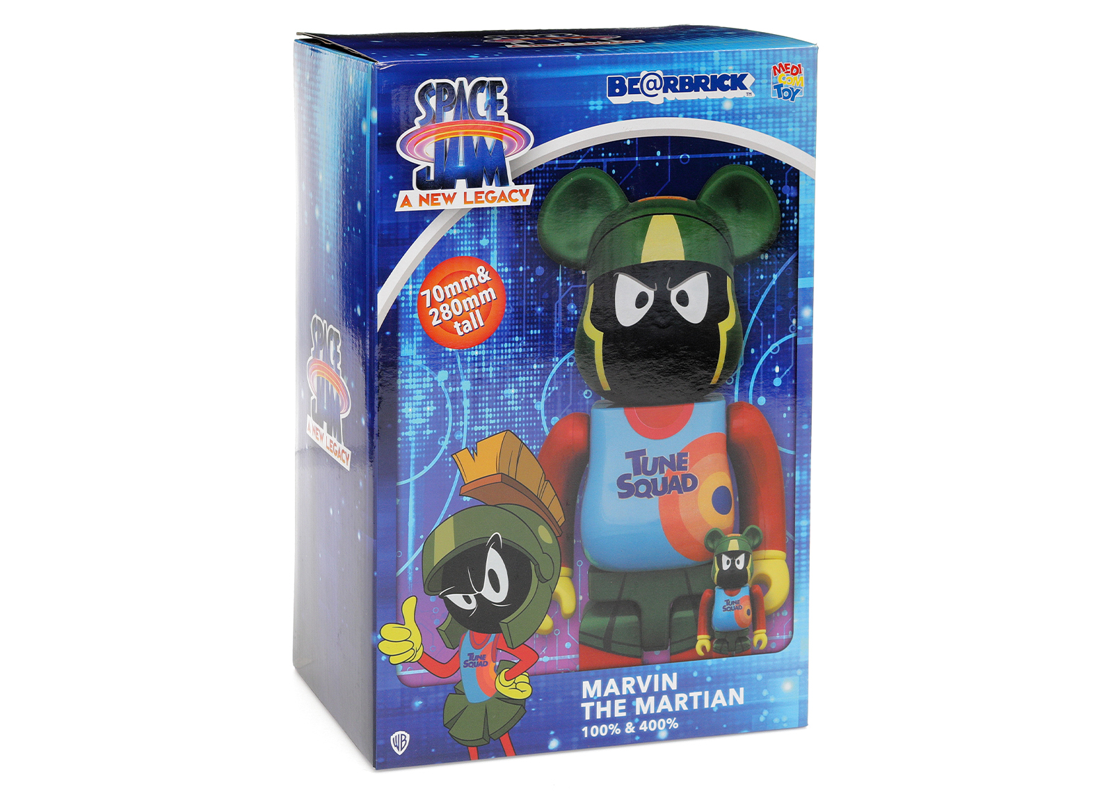 Bearbrick Space Jam: A New Legacy Marvin the Martian 100% & 400 