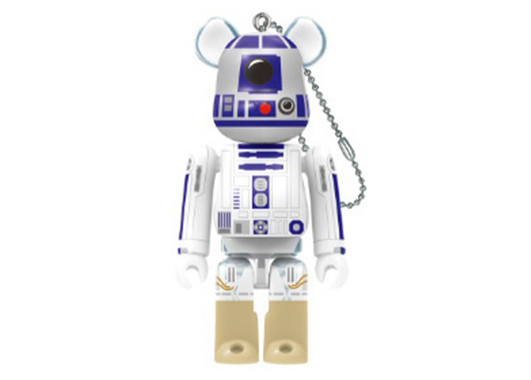 Bearbrick Star Wars Keychains R2-D2 100% - US