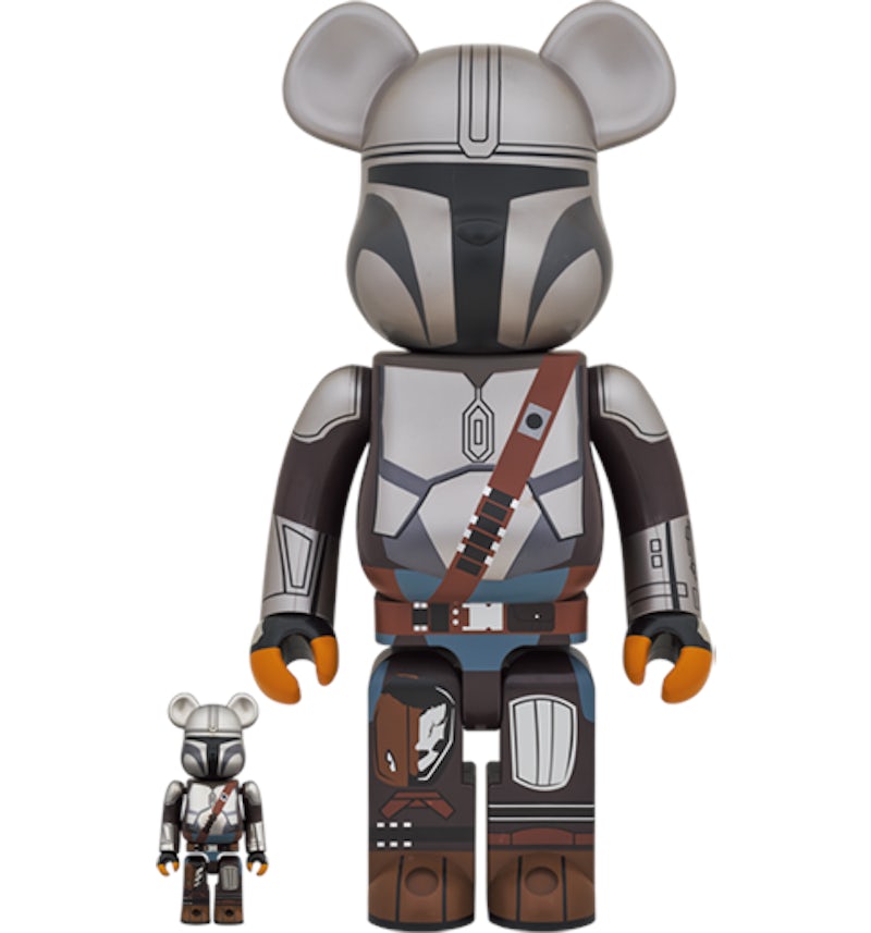 Bearbrick Star Wars The Mandalorian 100% & 400% Set - US Bearbrick Star Wars The Mandalorian 100% & 400% Set - US