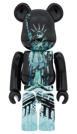 Bearbrick Statue Of Liberty 100% & 400% Set - US