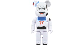 Bearbrick Stay Puft Marshmallow Man Anger Face 400% White