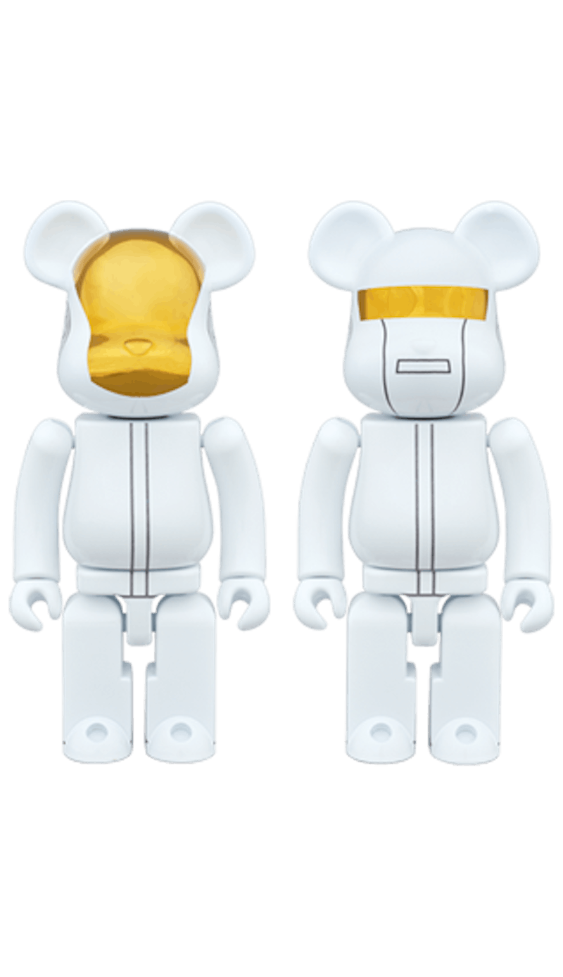 BE@RBRICK DAFT PUNK WHITE SUITS Ver.