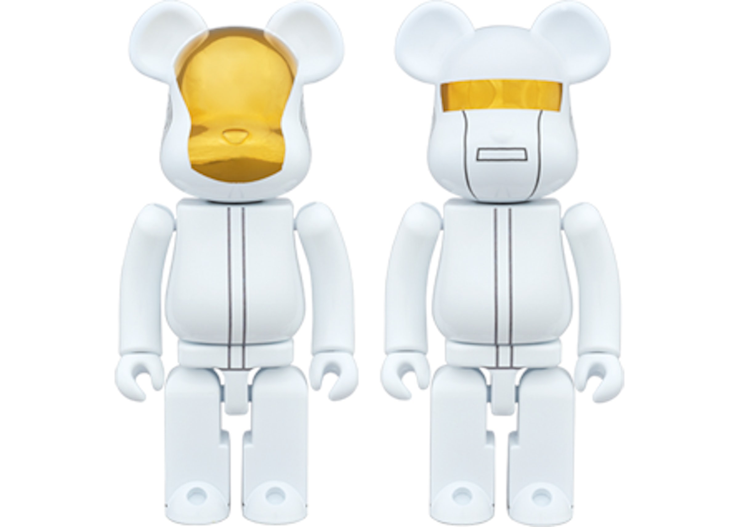 Bearbrick Superalloy Daft Punk (White Suits Ver.) 2 Pack 200
