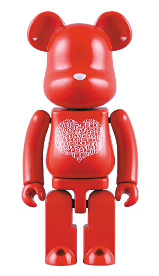 Bearbrick Superalloy International Love Heart 200% - US