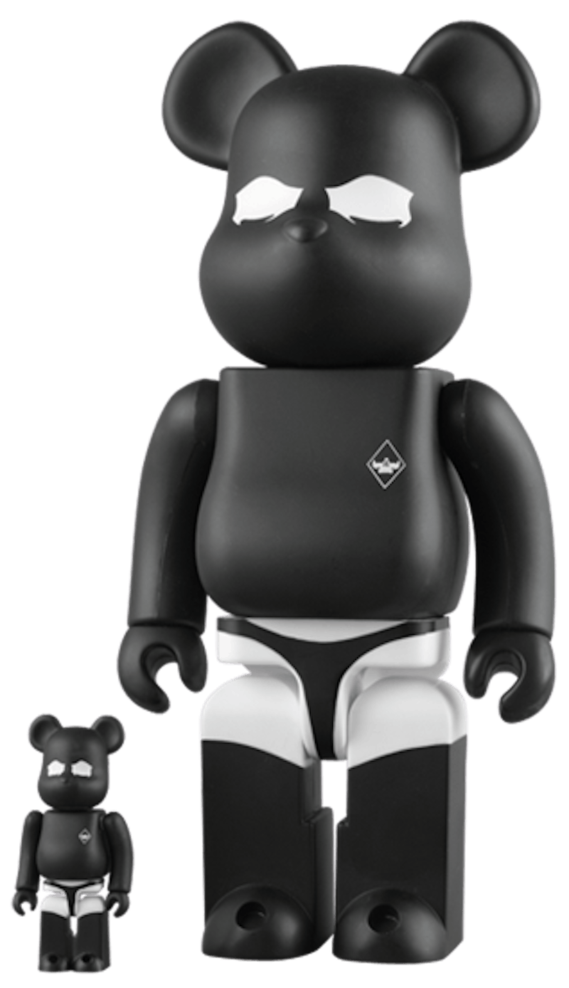 Bearbrick Surrender 100% & 400% Set Black - US