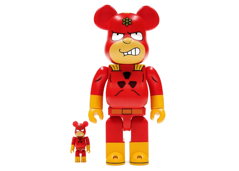 Bearbrick The Simpsons Radioactive Man 100% & 400% Set