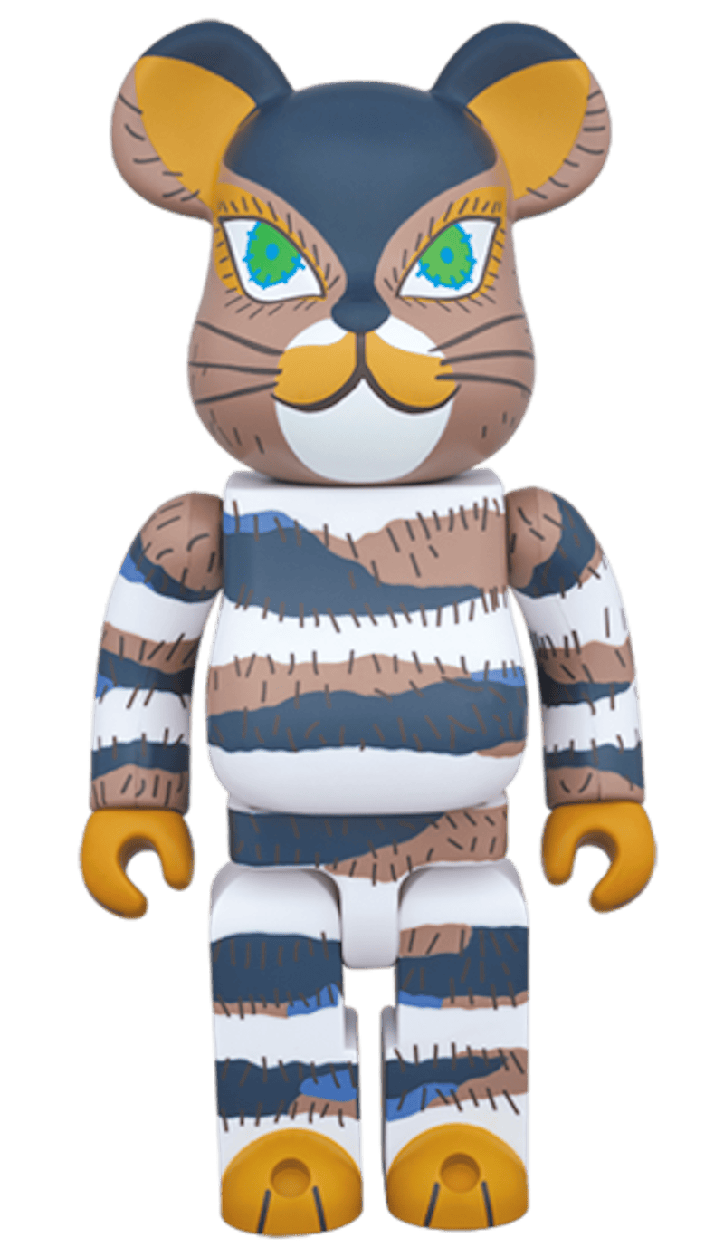 Bearbrick Tiger Cat 400% Multi