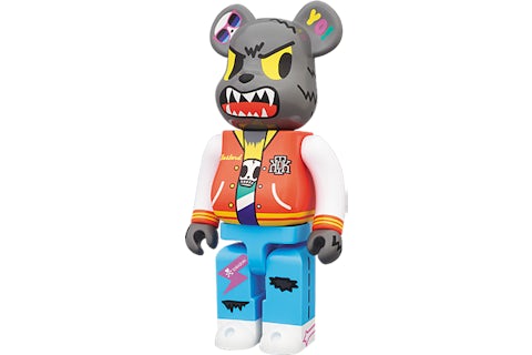 Bearbrick Tokidoki Wolf 400% Multi - US Bearbrick Tokidoki Wolf 400% Multi - US