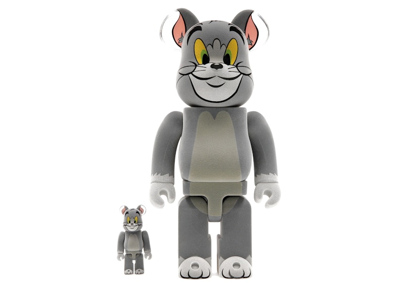 Bearbrick Tom and Jerry: Tom Flocky 100% u0026 400% Set - US