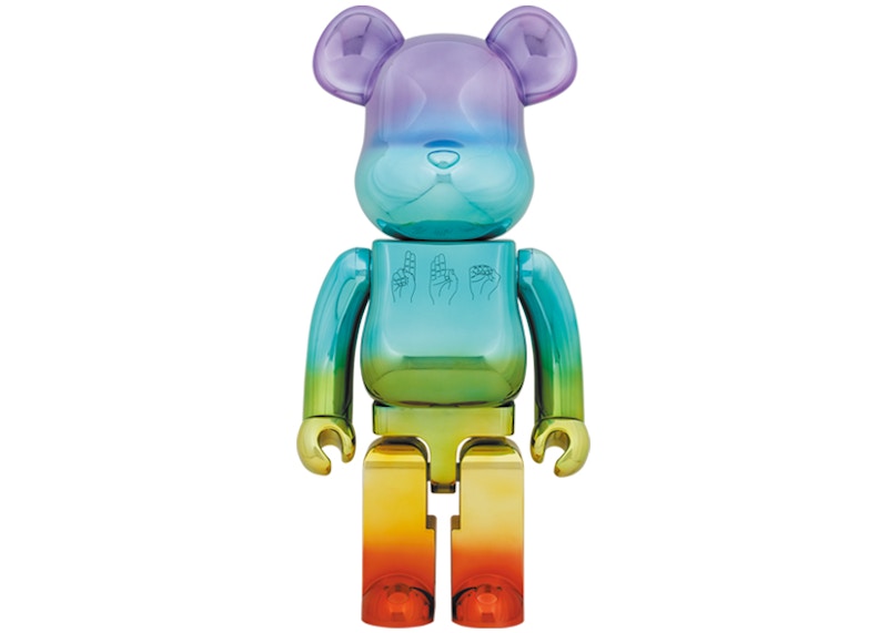 Bearbrick UFO Alan Smithee Film Light Up 400% Multi Chrome - JP