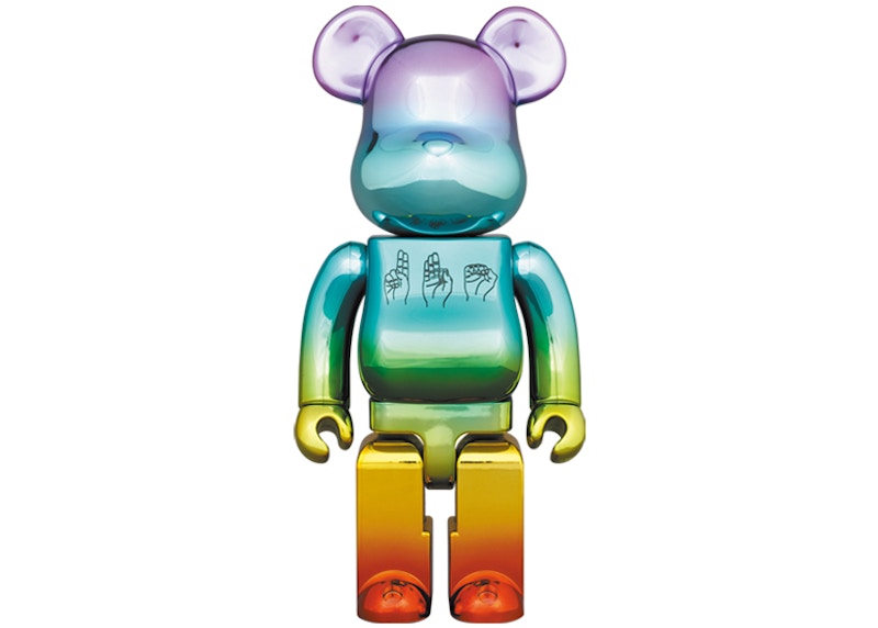 Bearbrick UFO Alan Smithee Film Light Up 400% Multi Chrome