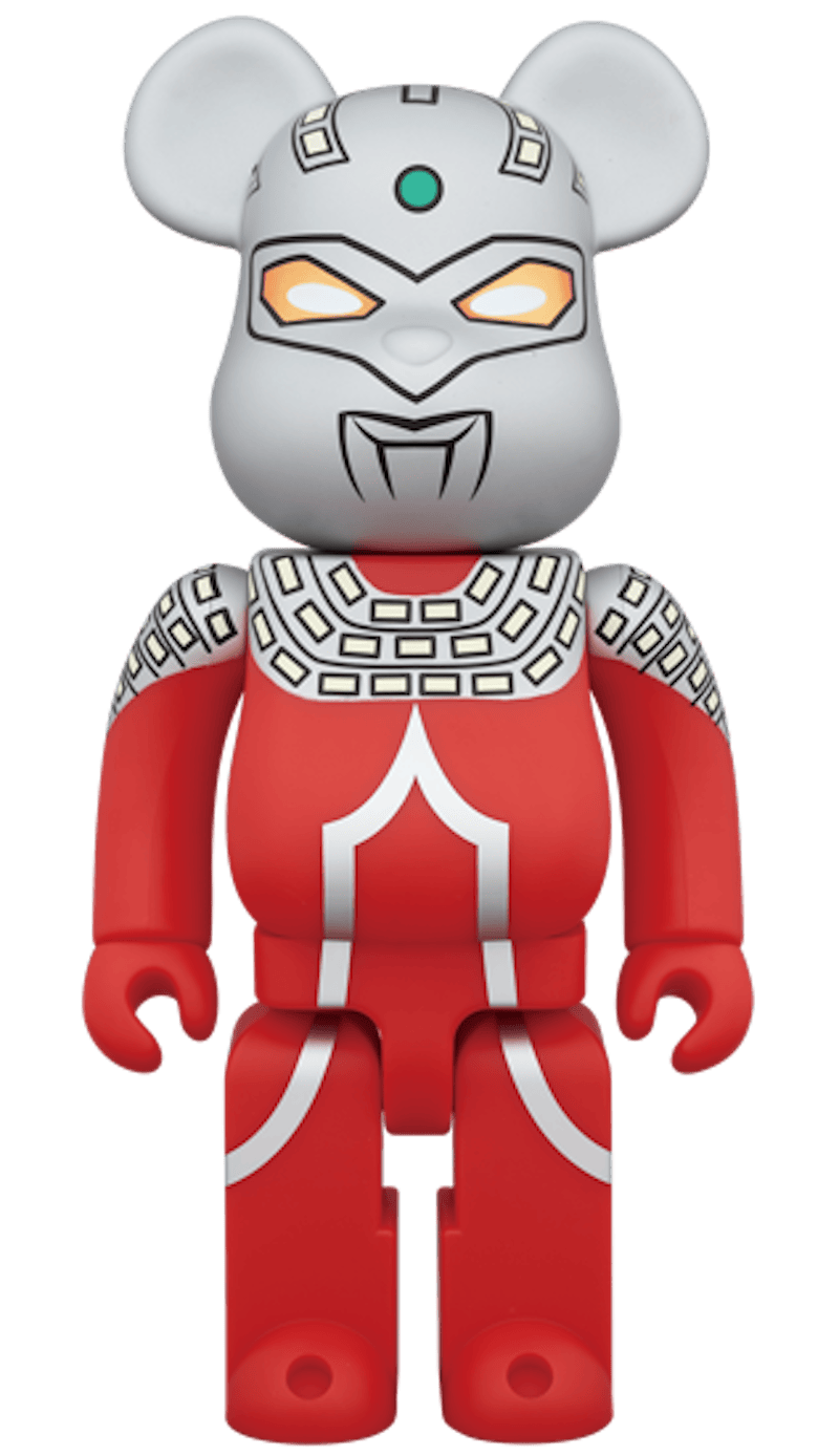 Bearbrick Ultra Seven 400% Grey/Red