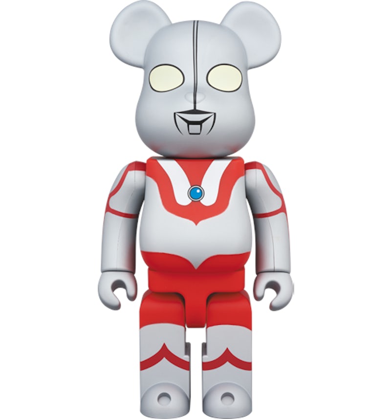 Bearbrick Ultraman 400% Grey/Red - US Bearbrick Ultraman 400% Grey/Red - US