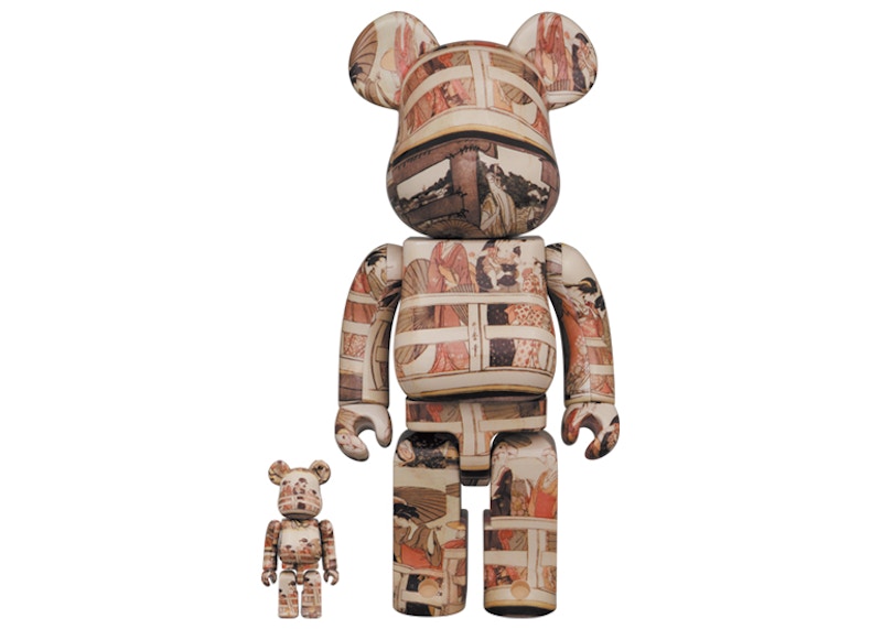 Bearbrick Utamaro Kitagawa (Upper and Lower of Ryogoku Bridge) 100