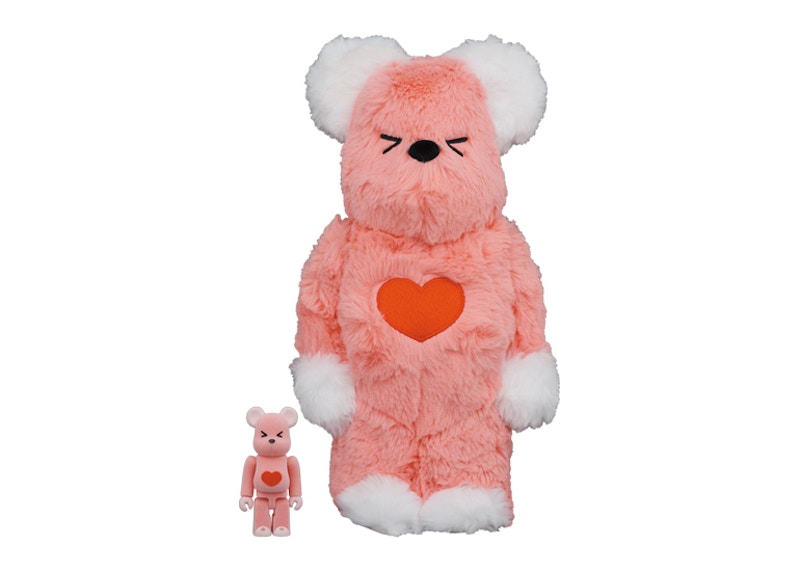 Bearbrick Valmuer (Poppies) 100% & 400% Set Pink