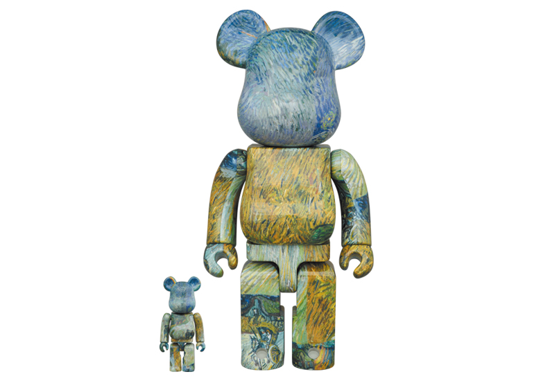 Bearbrick Van Gogh (Country Road in Provence by Night) 100% & 400