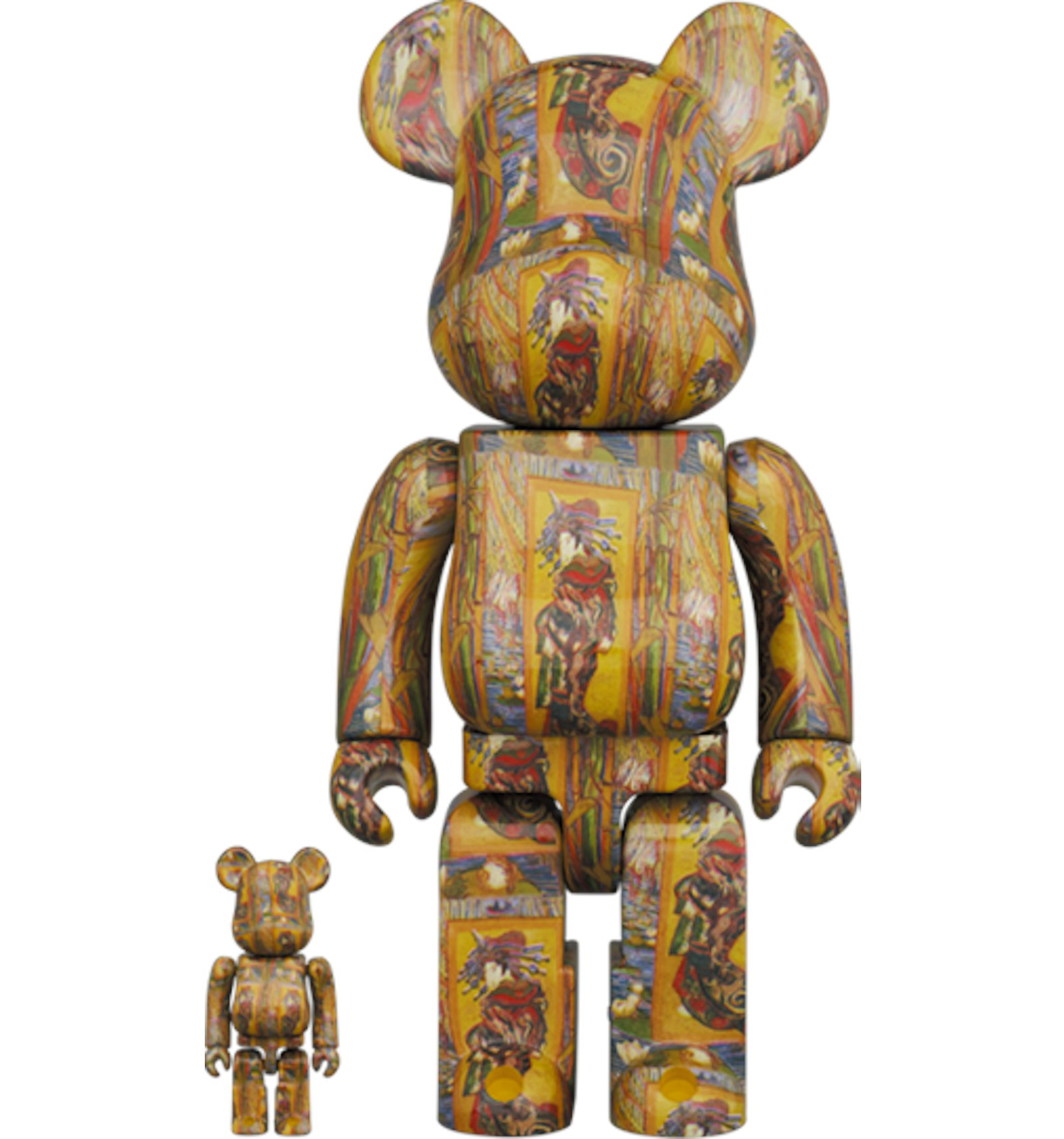 Bearbrick Van Gogh Museum Courtesan (after Eisen) 100% & 400% Set
