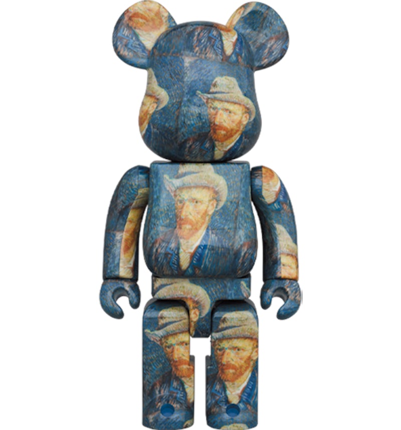新品未使用 BE@RBRICK Van Gogh Museum 1000% Bearbrick Van Gogh Museum Self Portrait 1000% - US