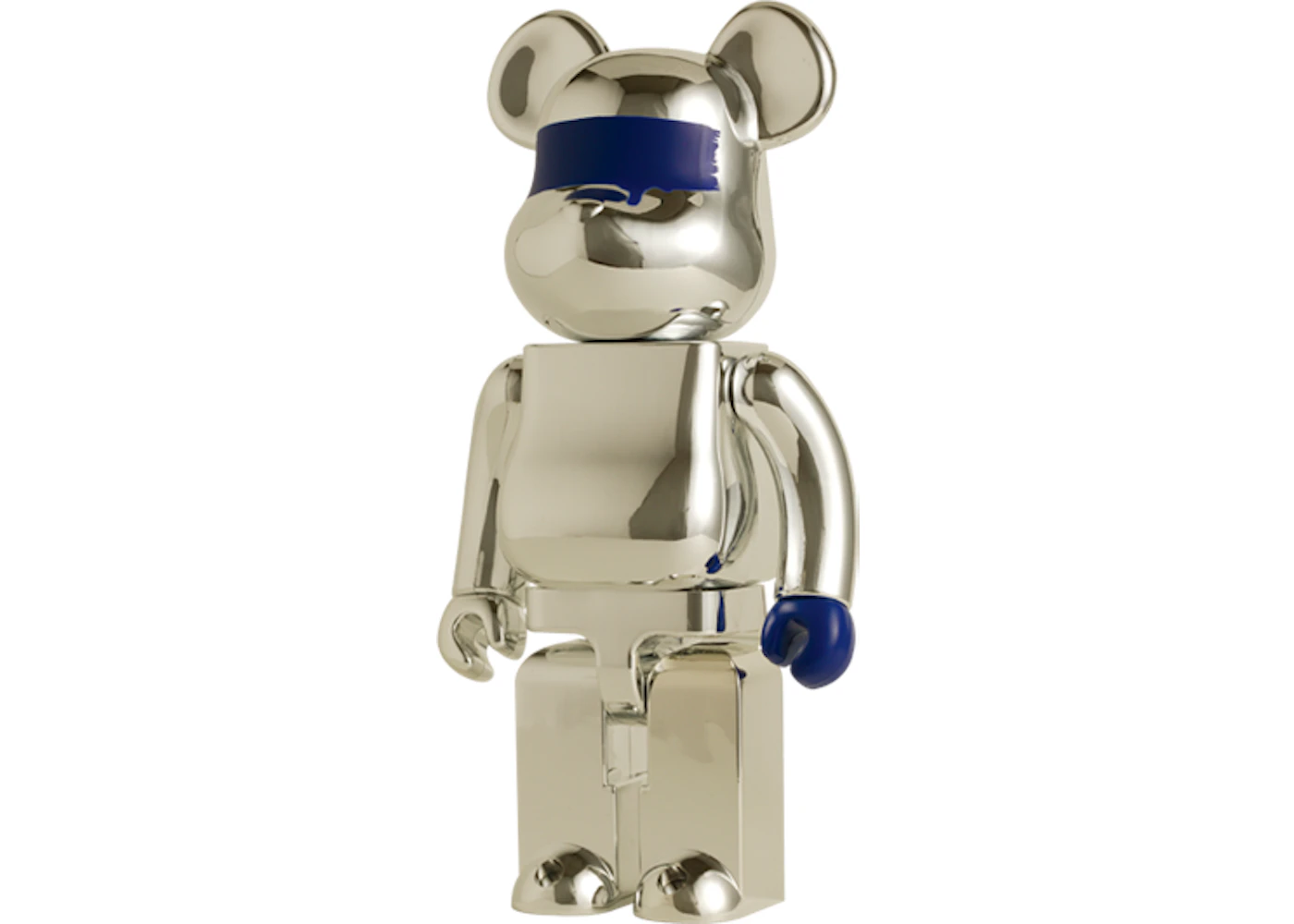 Bearbrick WORLD WIDE TOUR Kostas Seremetis 400% Silver - US Bearbrick WORLD WIDE TOUR Kostas Seremetis 400% Silver - US