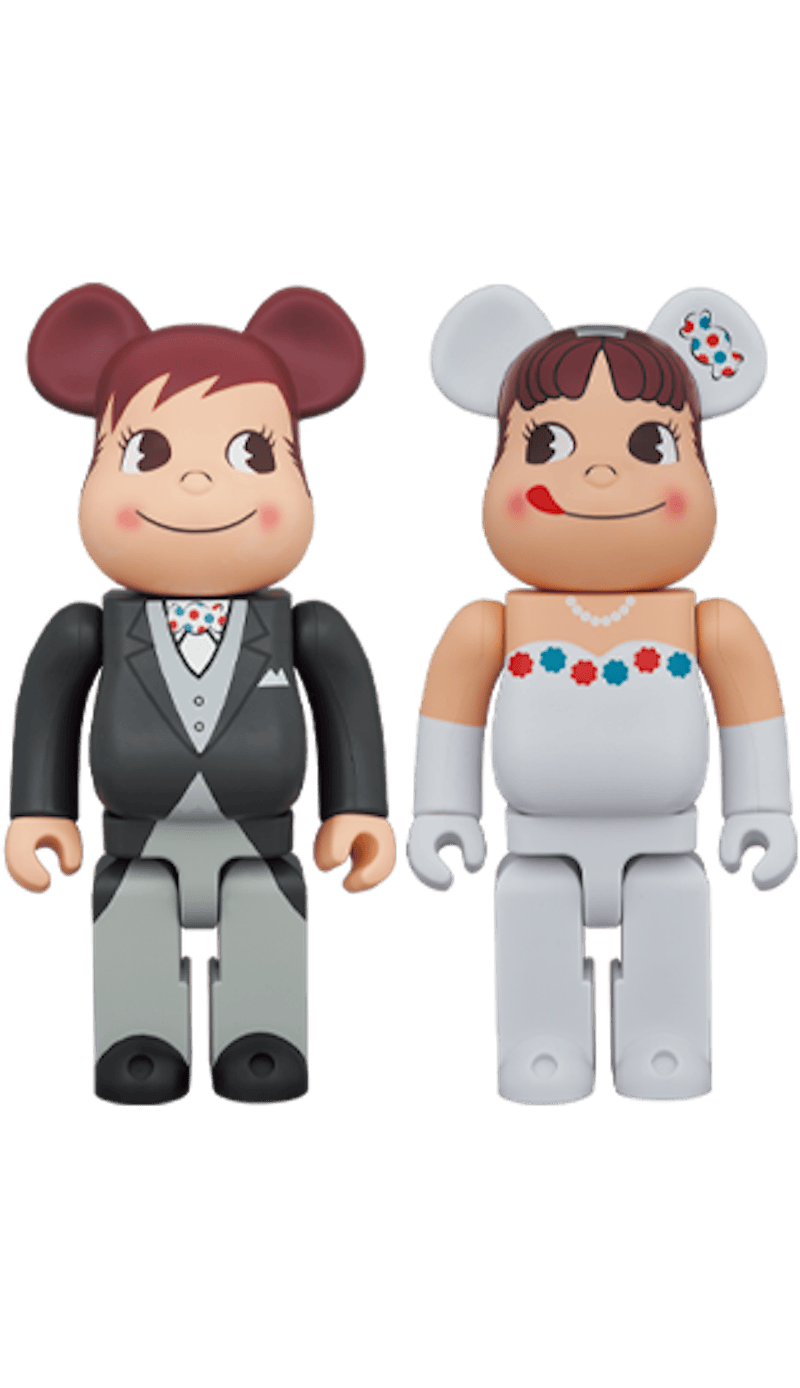 Bearbrick Hochzeit Peko & Poco 400% Set